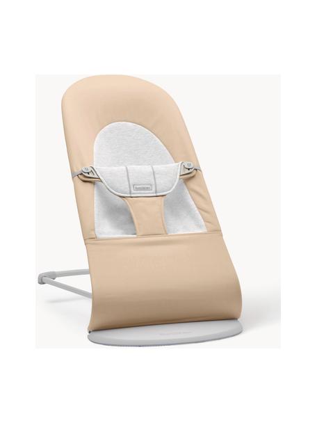 Babywippe Balance Soft, Gestell: 79 % Metall, 21 % Kunstst, Hellbeige, Hellgrau, B 35 x T 56 cm