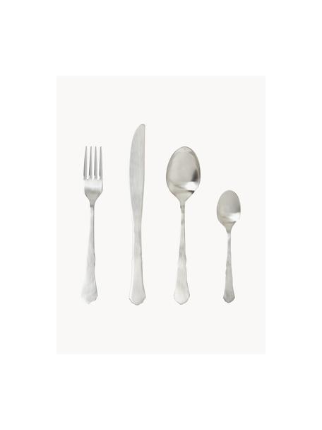 Besteck-Set '700 aus Edelstahl, 6 Personen (24-tlg.), Edelstahl, satiniert

Das Besteck ist aus Edelstahl gefertigt. Somit ist es langlebig, rostet nicht und ist resistent gegen Bakterien. Zudem ist es farbecht, pflegeleicht, geschmacksneutral und säurebeständig., Silberfarben, satiniert, 6 Personen (24-tlg.)