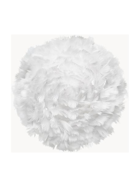 Applique murale/plafonnier en plumes Eos Up, Blanc, Ø 30 x prof. 14 cm