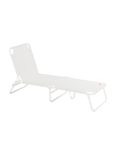 Záhradné ležadlo Fiam, Biela, D 190 x Š 58 cm
