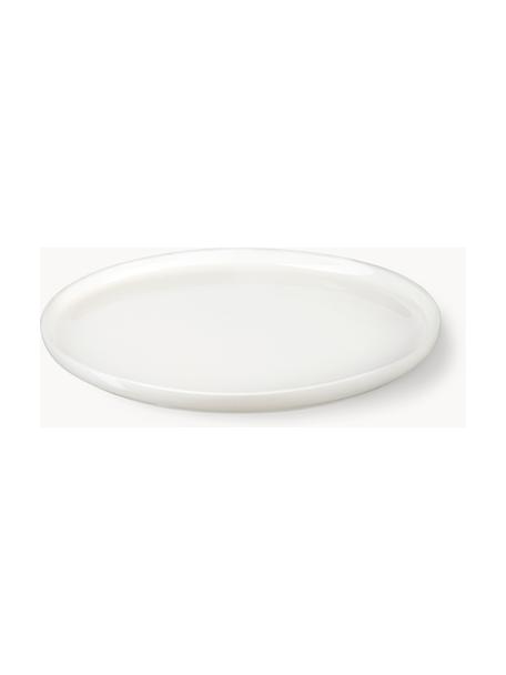 Petites assiettes à pain en porcelaine Oco, 6 pièces, La Fine Bone China est une porcelaine tendre, qui se distingue particulièrement par sa brillance et sa translucidité, Blanc cassé, Ø 15 cm