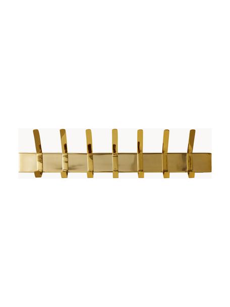 Metall-Garderobenleiste Clothing Hook, Metall, beschichtet, Goldfarben, glänzend, B 70 cm