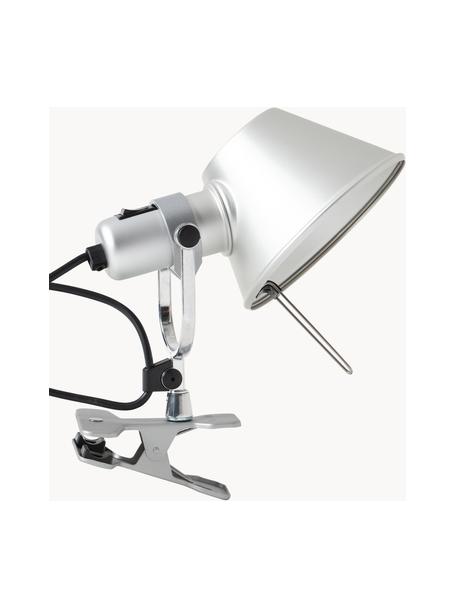 Stolová lampa Tolomeo Pinza, Odtiene striebornej, Ø 18 x V 23