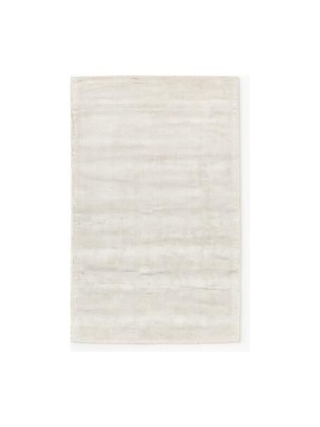 Tapis en viscose tissé main Jane, Blanc cassé, larg. 120 x long. 180 cm (taille S)