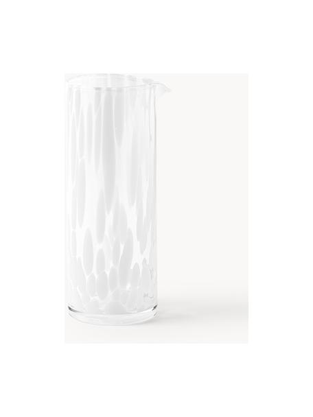 Carafe artisanale Oakley, 1,1 L, Blanc, transparent, 1,1 L