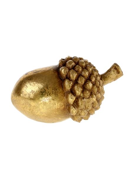 Dekorace Oak, Š 22 cm, Keramika, Zlatá, Š 22 cm, V 14 cm