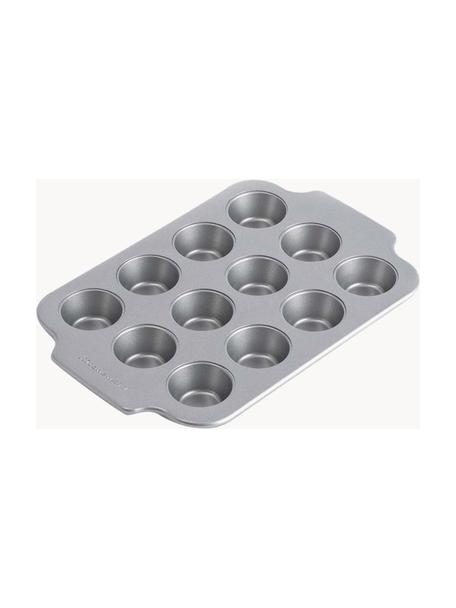 Forma do muffinek z powłoką zapobiegającą przywieraniu Bakery, Stal pokryta aluminium, Szary, D 30 x S 21 x W 3 cm