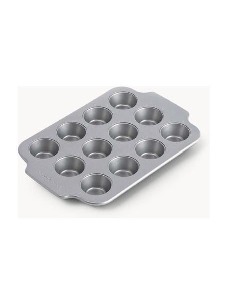 Forma do muffinek z powłoką zapobiegającą przywieraniu Bakery, Stal pokryta aluminium, Szary, D 30 x S 21 x W 3 cm