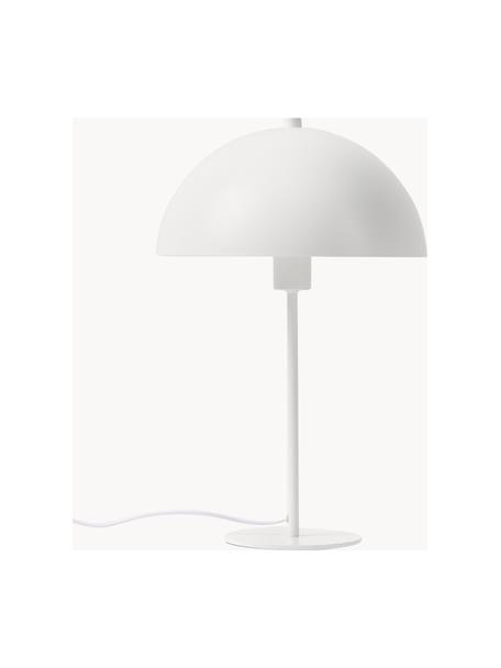 Tafellamp Matilda, Lampenkap: gepoedercoat metaal, Lampvoet: gepoedercoat metaal, Wit, Ø 29 x H 45 cm