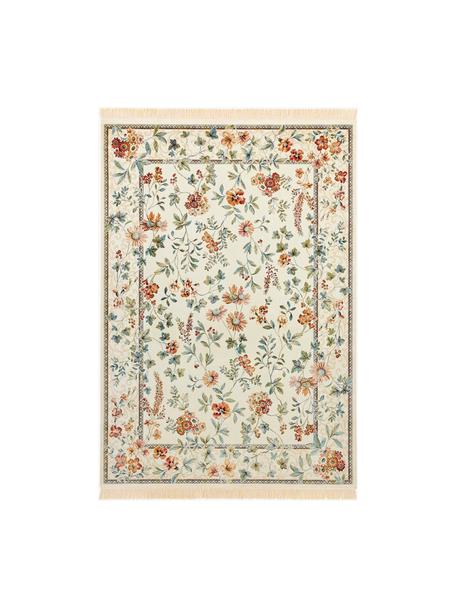 Kortpolig vloerkleed Oriental met franjes, 60% viscose, 40% katoen

Het in dit product gebruikte materiaal is getest op schadelijke stoffen en gecertificeerd volgens STANDAARD 100 door OEKO-TEX®, HOHENSTEIN HTTI, 17.HIN.14404., Crèmewit, meerkleurig, B 95 x L 140 cm (maat XS)