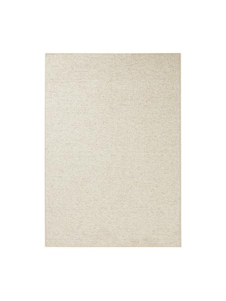 Tapis rond noué Lyon, Blanc crème, larg. 200 x long. 300 cm (taille L)