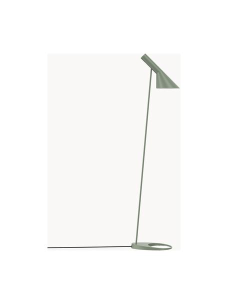 Kleine leeslamp AJ, Lamp: gecoat staal, Saliegroen, H 130 cm