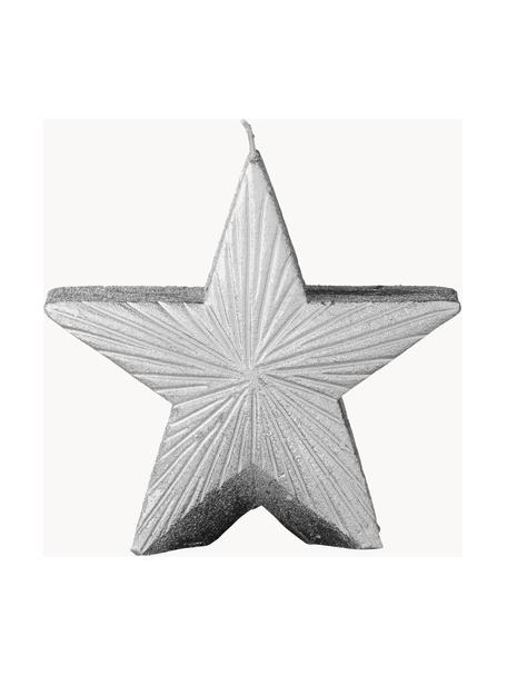 Sviečka Nordic, Vosk, Strieborná, Š 12 x V 11 cm