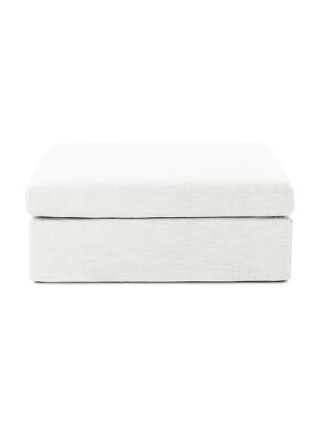Sofa-Hocker Russell, Bezug: 100% Baumwolle Der strapa, Gestell: Massives Kiefernholz FSC-, Webstoff Cremeweiss, B 103 x H 43 cm