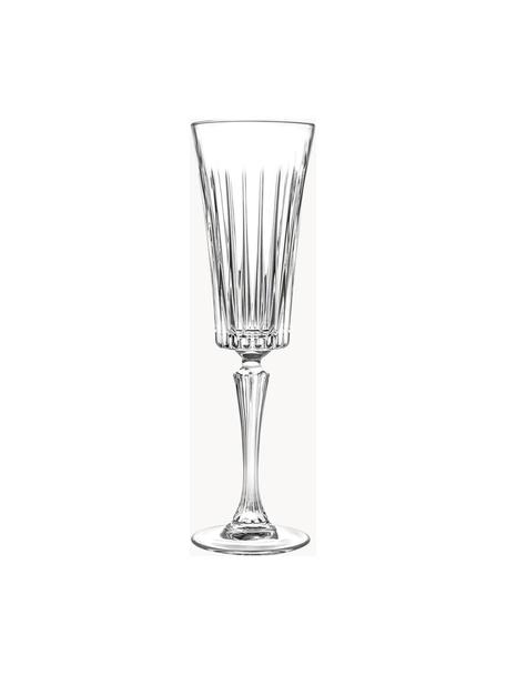 Flûte à champagne cristal Timeless, 6 pièces, Cristal luxion, Transparent, Ø 7 x haut. 24 cm, 210 ml