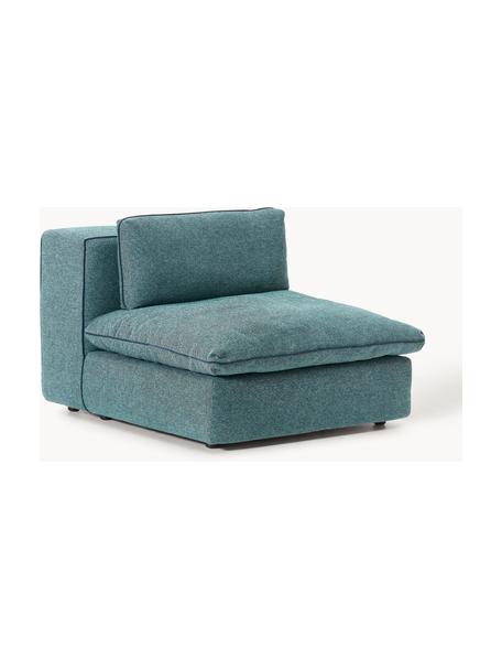 Module central Felix, Tissu vert turquoise, larg. 100 x prof. 110 cm