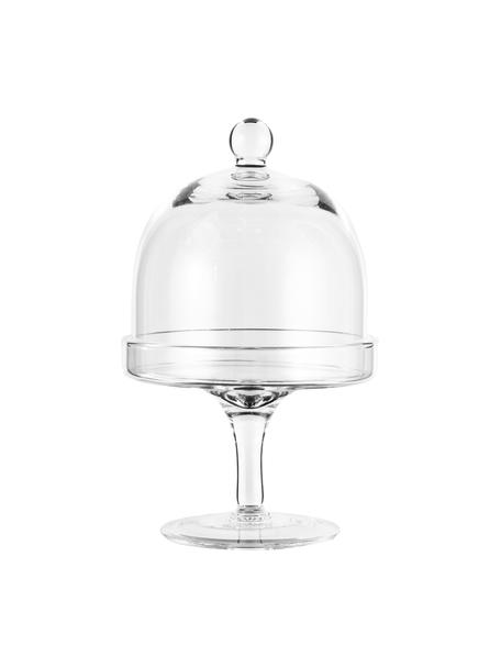 Plat à gâteau XS Dolce, Ø 12 cm, Verre, Transparent, haut. 20 cm