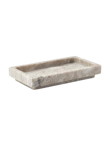 Portasapone in marmo Simba, Marmo, Beige marmorizzato, Larg. 18 x Alt. 3 cm