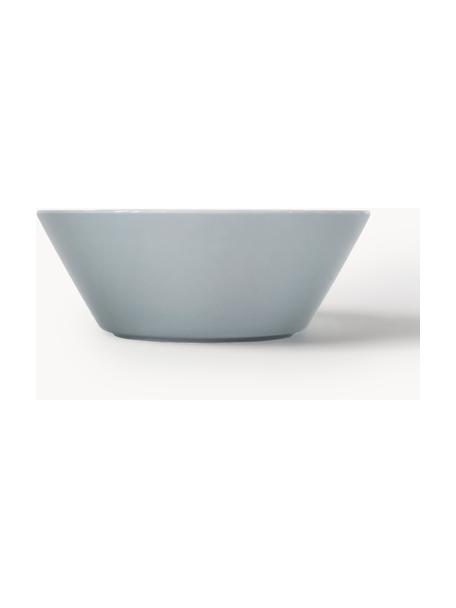 Cuenco de porcelana Teema, Porcelana vitro, Gris, Ø 15 x Al 6 cm