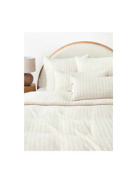 Funda nórdica de muselina Saige, Beige claro, Cama 90 (An 155 x L 220 cm)