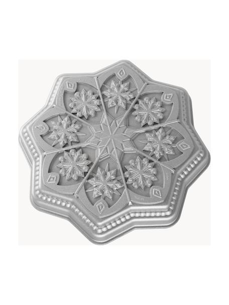 Stampo da forno Snowflakes, Alluminio fuso, Argentato con finitura metallica, Ø 26 x Alt. 5 cm