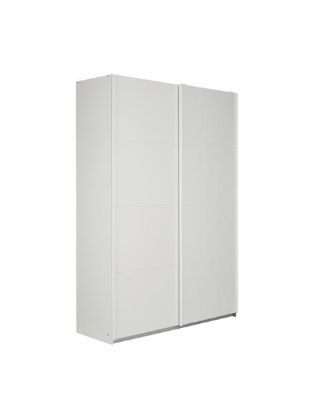 Schwebetürenschrank Mia, 2-türig, Holzwerkstoff aus heimischen Hölzern aus nachhaltiger Forstwirtschaft, beschichtet, Weiß, B 135 x H 210 cm