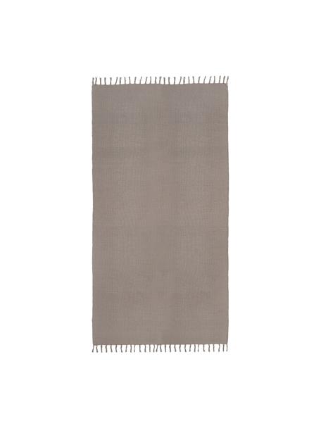 Dünner Baumwollteppich Agneta, handgewebt, 100% Baumwolle

Das in diesem Produkt verwendete Material ist Schadstoff geprüft und zertifiziert nach STANDARD 100 by OEKO-TEX® , HOHENSTEIN HTTI, 21.HIN.90042., Taupe, B 120 x L 180 cm (Grösse S)