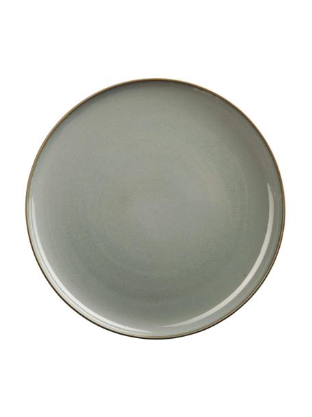 Dinerbord Saisons Eucalyptus, 6 stuks, Keramiek, Groen, Ø 27 cm, H 2 cm