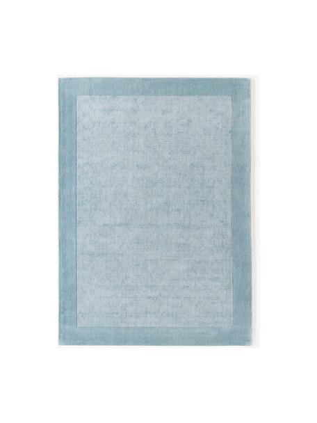 Kurzflor-Teppich Kari, 100 % Polyester, GRS-zertifiziert, Blau, B 80 x L 150 cm (Größe XS)