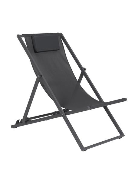 Skladacia stolička Taylor, Tmavosivá, Š 61 x D 102 cm