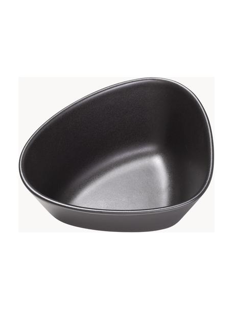Bol artisanal Monaco, Grès cérame, Noir, larg. 22 x haut. 10 cm