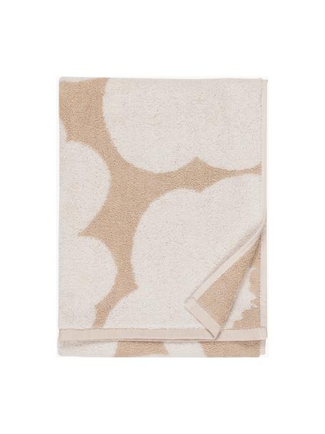 Wendbares Handtuch Unikko aus Baumwolle, in verschiedenen Größen, 100 % Baumwolle, Off White, Beige, Duschtuch, B 50 x L 70 cm