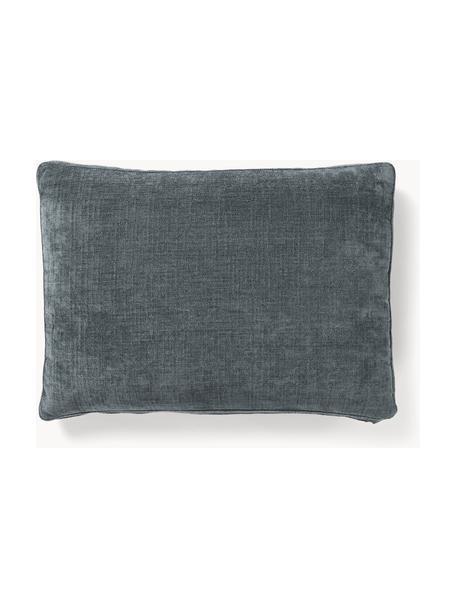 Sofa-Kissen Tribeca, Hülle: 100 % Polyester, Webstoff Graublau, B 50 x L 70 cm