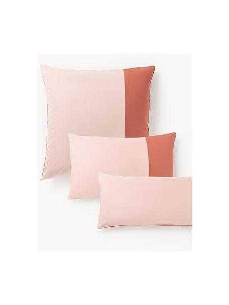 Funda de almohada de algodón Harvey, Rojo, rosa, An 50 x L 70 cm
