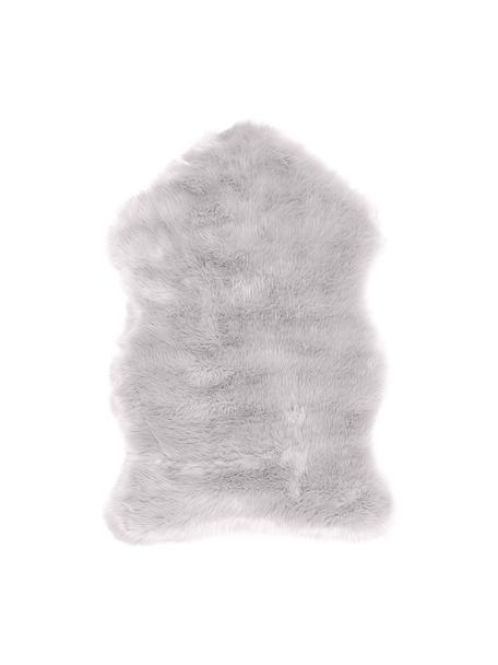 Ecopelliccia liscia Mathilde, Retro: 100% poliestere, Grigio chiaro, Larg. 60 x Lung. 90 cm