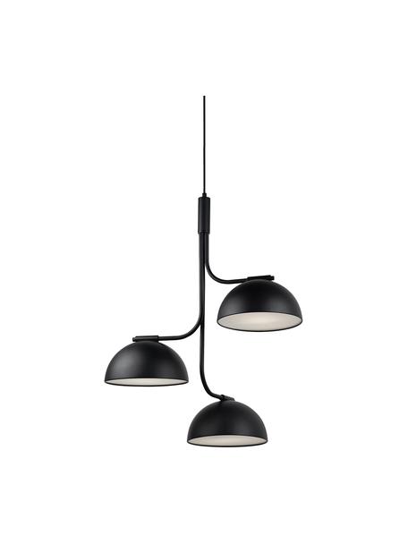 Lampa wisząca w stylu scandi Tullio, Stelaż: metal powlekany, Czarny, Ø 60 x W 73 cm