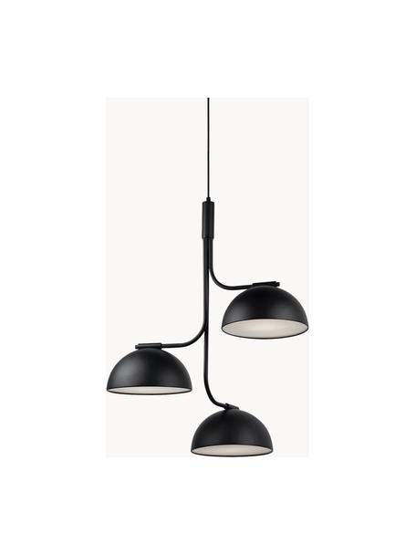 Grote Scandi hanglamp Tullio, Zwart, Ø 60 x H 73 cm