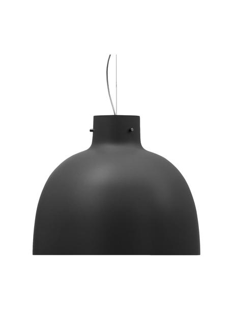 Veľká závesná lampa Bellissima, Plast, Čierna, Ø 50 x V 41 cm