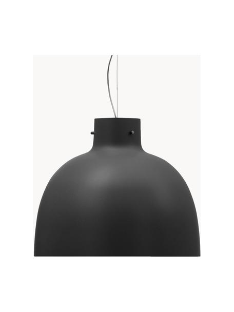 Veľká závesná lampa Bellissima, Plast, Čierna, Ø 50 x V 41 cm