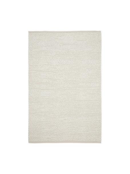 Tapis en laine tissé main Pebble, 80 % laine, 20 % nylon

Les tapis en laine peuvent perdre des fibres lors des premières semaines et des peluches peuvent se former, ce phénomène est naturel et diminue à mesure de votre usage et du temps, Blanc crème, larg. 200 x long. 300 cm (taille L)