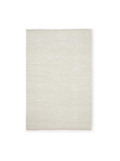 Tapis en laine tissé main Pebble, 80 % laine, 20 % nylon

Les tapis en laine peuvent perdre des fibres lors des premières semaines et des peluches peuvent se former, ce phénomène est naturel et diminue à mesure de votre usage et du temps, Blanc crème, larg. 200 x long. 300 cm (taille L)