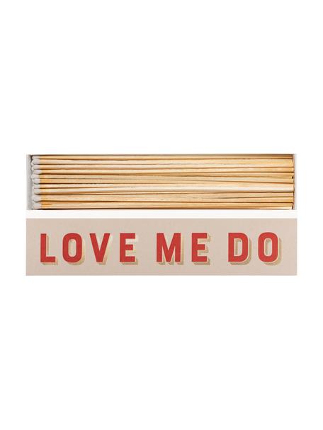 Design Streichholzschachtel Love Me Do, Box: Karton Dieses Produkt wir, Love Me Do, B 29 x H 6 cm