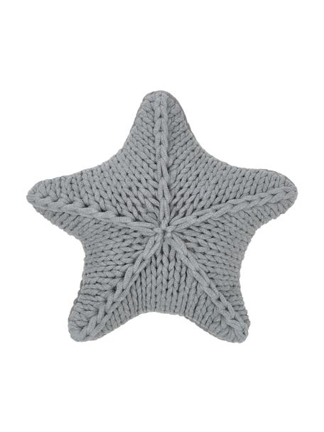 Cojín de punto grueso Sparkle, con relleno, Funda: 100% algodón, Gris claro, An 45 x L 45 cm