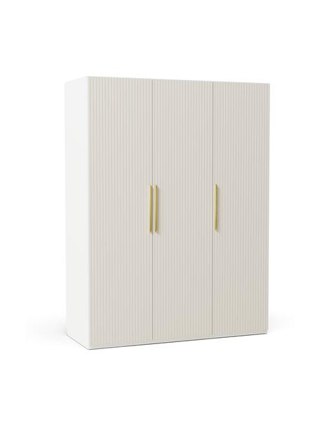 Modulární skříň s otočnými dveřmi Simone, šířka 150 cm, více variant, Dřevo, béžová, Interiér Basic, Š 150 x V 200 cm