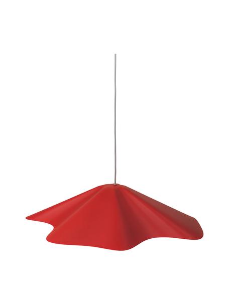 Grosse Pendelleuchte Skirt, Lampenschirm: Stahl, pulverbeschichtet, Rot, Ø 60 x H 14 cm