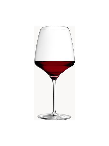 Bolvormige Kristallen rode wijnglazen Experience, 6 stuks, Kristalglas, Transparant, Ø 11 x H 23 cm, 645 ml