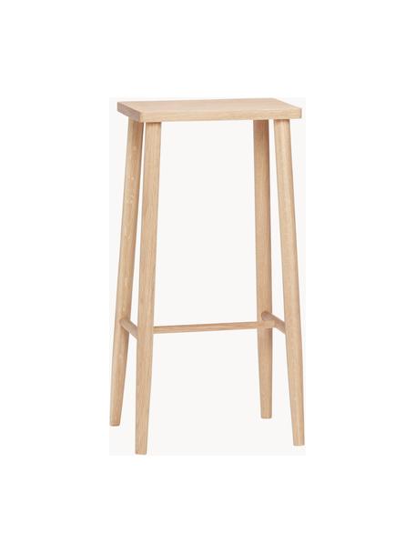 Barová stolička z dubového dreva Folk, Dubové drevo, s FSC certifikátom, Dubové drevo, Š 35 x V 72 cm