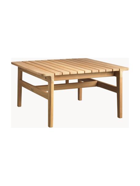 Table de jardin en teck Sammen, Bois de teck, certifié FSC, Teck, larg. 62 x haut. 62 cm