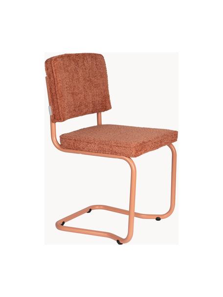 Houpací židle Kink, 2 ks, Terakotová, broskvová, Š 48 cm, H 48 cm
