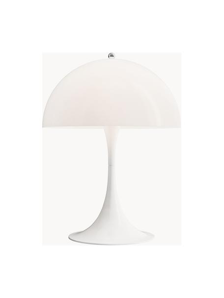 Lampa stołowa Panthella, W 55 cm, Białe szkło akrylowe, Ø 40 x 55 cm